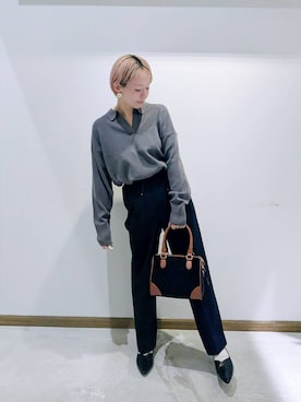 のみ子さん（レディース・154cm）の秋コーディネート