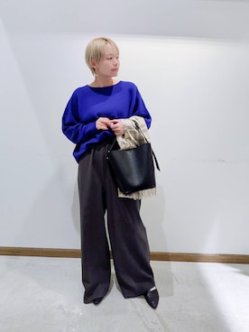 のみ子さん（レディース・154cm）の冬コーディネート