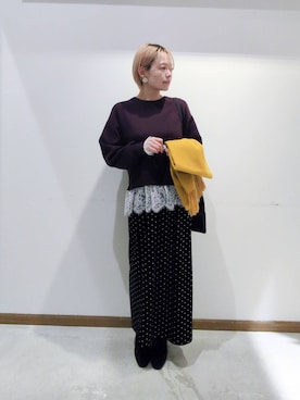 「撥水」｜のみ子さん（レディース・154cm）の秋コーディネート