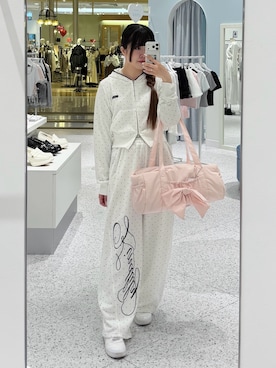 「OLIVE des OLIVE（オリーブデオリーブ）のアイテム」を使った、amiさん（レディース・158cm）の春コーディネート