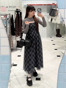 amiさん（レディース・158cm）の冬コーディネート