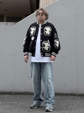 「スタジャン」｜hiroremeさん（メンズ・175cm）の春コーディネート