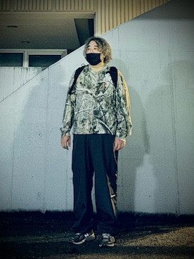 「Supreme （シュプリーム）のアイテム」を使った、hiroremeさん（メンズ・175cm）の夏コーディネート