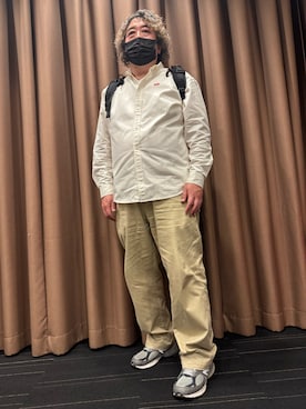 「Supreme （シュプリーム）のアイテム（パンツ）」を使った、hiroremeさん（メンズ・175cm）の春コーディネート