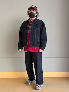 「Supreme （シュプリーム）のアイテム（ジャケット/アウター）」を使った、hiroremeさん（メンズ・175cm）の春コーディネート