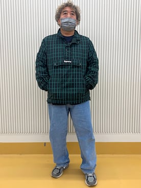 「アイテム（ナイロンジャケット）」を使った、hy60hyさん（メンズ・175cm）の冬コーディネート