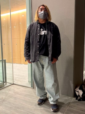 「アイテム（シャツ/ブラウス）」を使った、hy60hyさん（メンズ・175cm）の秋コーディネート