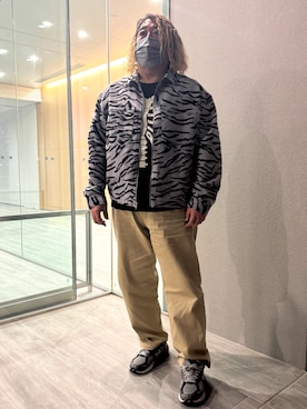 「アイテム（チノパンツ）」を使った、hy60hyさん（メンズ・175cm）の秋コーディネート