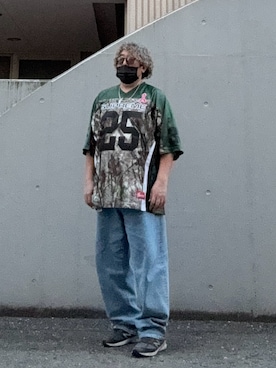 「Supreme （シュプリーム）のアイテム」を使った、hiroremeさん（メンズ・175cm）の春コーディネート