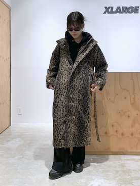 「アイテム（ステンカラーコート）」を使った、かももさん（レディース・160cm）の秋コーディネート