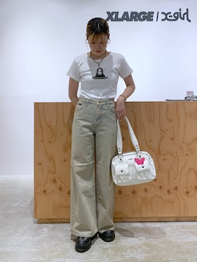 「アイテム（財布/小物）」を使った、カモモさん（レディース・160cm）の夏コーディネート