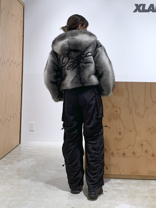 X-girl（エックスガール） ブルゾン アウター LOGO PATCHED FAUX FUR