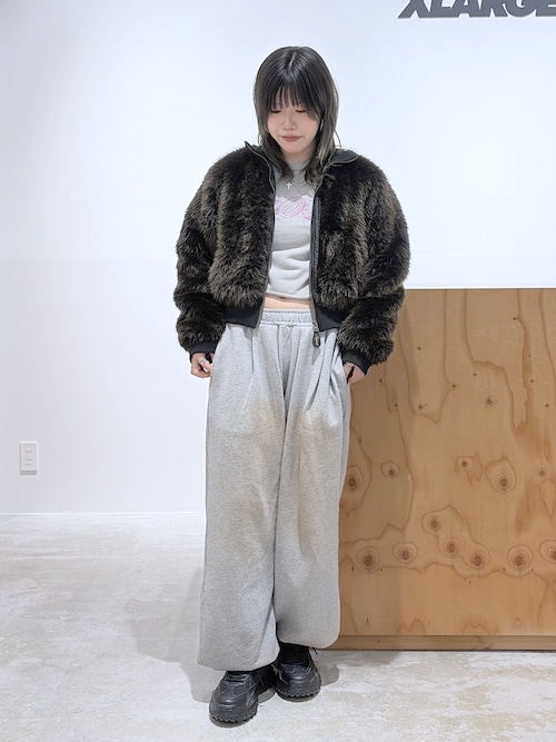 セール】FAUX FUR COMPACT JACKET（ブルゾン）｜X-girl（エックス