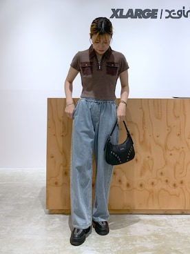 「アイテム（ハンドバッグ）」を使った、kamomoさん（レディース・160cm）の夏コーディネート