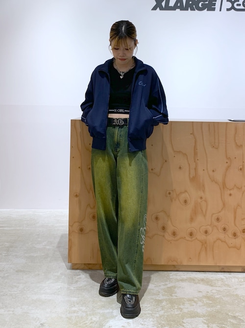 PENCIL SCRIPT LOGO 2WAY TRACK JACKET（ジャージ）｜X-girl