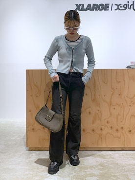 「アイテム（タンクトップ）」を使った、kamomoさん（レディース・160cm）の夏コーディネート