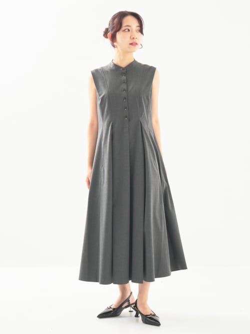 NOBLEノーブル ショルダータックミニワンピース Noble ショルダー