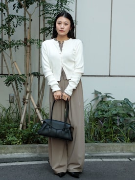 「PUBLIC TOKYO（パブリックトウキョウ）のアイテム」を使った、PUBLIC TOKYO WOMENSさん（レディース・158cm）の秋コーディネート