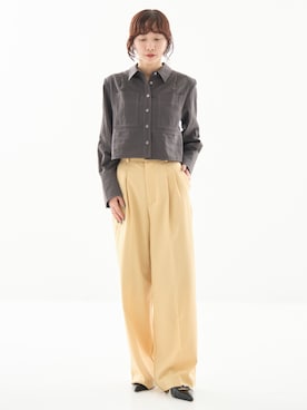 「PUBLIC TOKYO（パブリックトウキョウ）のアイテム（シャツ/ブラウス）」を使った、PUBLIC TOKYO WOMENSさん（レディース・160cm）の秋コーディネート