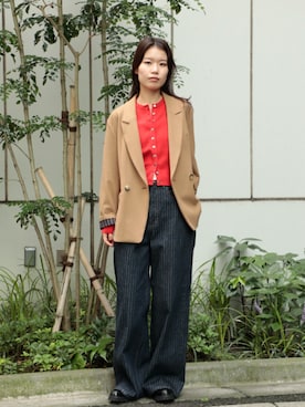 「PUBLIC TOKYO（パブリックトウキョウ）のアイテム」を使った、PUBLIC TOKYO WOMENSさん（レディース・165cm）の秋コーディネート