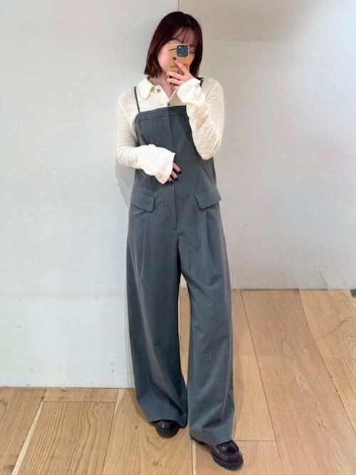 2026春新作】ワイドストレートオールインワン＊パンツドレス