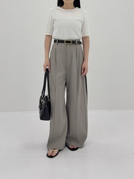 PUBLIC TOKYO スラック　ブラウン PUBLIC TOKYO｜パブリック トウキョウのスラックス（ブラウン