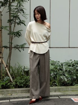 「PUBLIC TOKYO（パブリックトウキョウ）のアイテム」を使った、PUBLIC TOKYO WOMENSさん（レディース・165cm）の秋コーディネート