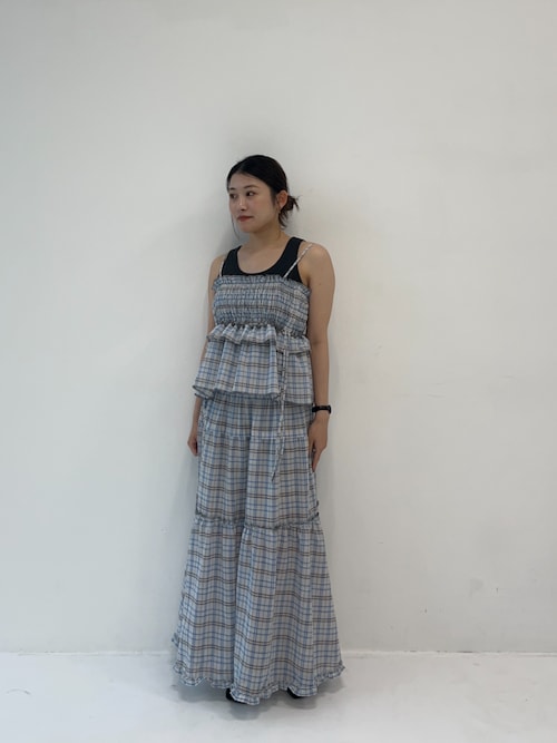 PUBLIC TOKYO シャーリングチェックトップス PUBLIC TOKYO（パブリックトウキョウ） シャーリングチェックトップス