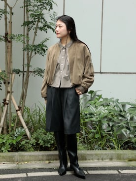 「PUBLIC TOKYO（パブリックトウキョウ）のアイテム」を使った、PUBLIC TOKYO WOMENSさん（レディース・158cm）の秋コーディネート