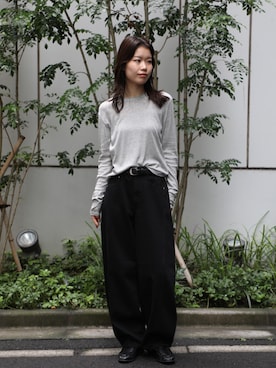 「PUBLIC TOKYO（パブリックトウキョウ）のアイテム」を使った、PUBLIC TOKYO WOMENSさん（レディース・166cm）の秋コーディネート