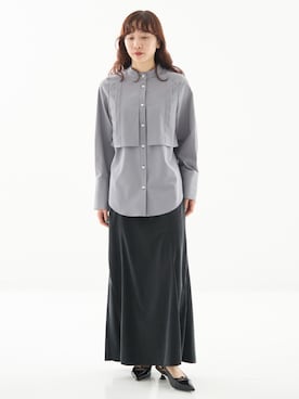 「PUBLIC TOKYO（パブリックトウキョウ）のアイテム（シャツ/ブラウス）」を使った、PUBLIC TOKYO WOMENSさん（レディース・160cm）の秋コーディネート