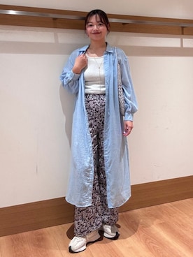 「SHIPS（シップス）のアイテム（トップス）」を使った、こずえさん（レディース・160cm）の春コーディネート