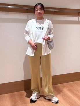 「SHIPS Colors（シップス カラーズ）のアイテム」を使った、こずえさん（レディース・160cm）の春コーディネート