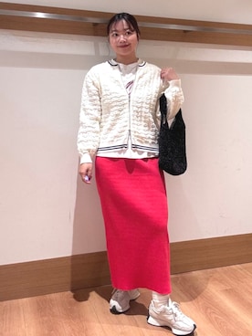 「SHIPS Colors（シップス カラーズ）のアイテム」を使った、こずえさん（レディース・160cm）の春コーディネート