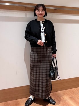 こずえさん(レディース・160cm)の冬コーディネート