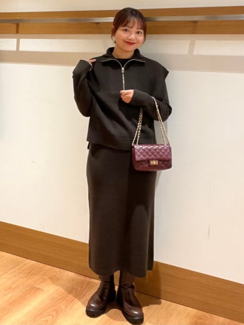 SHIPS Colors:〈手洗い可能〉ベスト × ニット ワンピース セット