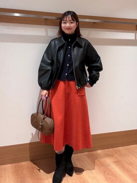 こずえさん(レディース・160cm)の冬コーディネート