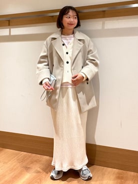 こずえさん（レディース・160cm）の冬コーディネート