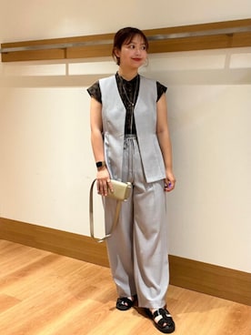 こずえさん（レディース・160cm）の夏コーディネート