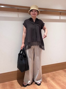 こずえさん(レディース・160cm)の夏コーディネート