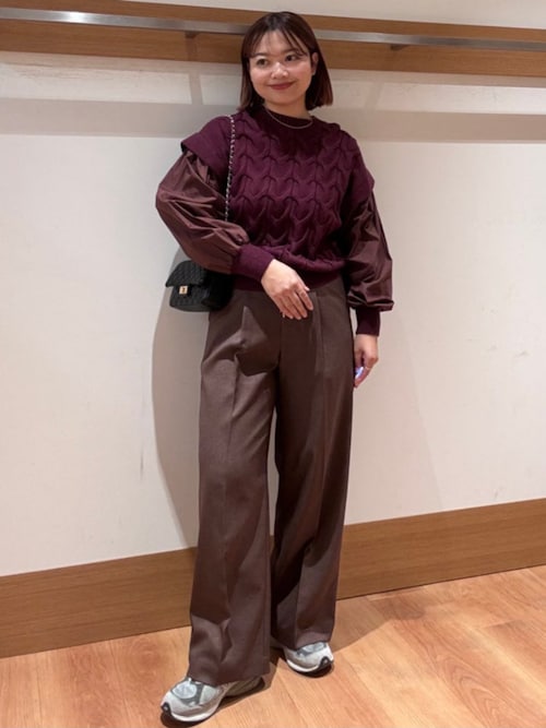 セール】SHIPS Colors:〈手洗い可能〉ケーブル ドッキング ニット