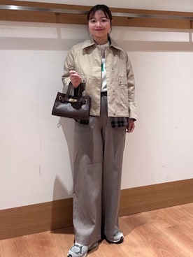 「SHIPS Colors（シップス カラーズ）のアイテム」を使った、こずえさん（レディース・160cm）の春コーディネート