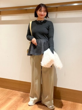 こずえさん（レディース・160cm）の冬コーディネート