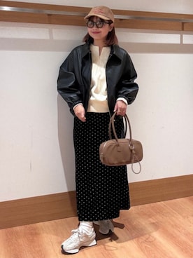 こずえさん（レディース・160cm）の冬コーディネート