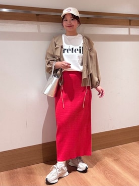 「SHIPS Colors（シップス カラーズ）のアイテム」を使った、こずえさん（レディース・160cm）の春コーディネート