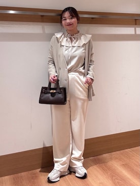 「SHIPS Colors（シップス カラーズ）のアイテム」を使った、こずえさん（レディース・160cm）の春コーディネート