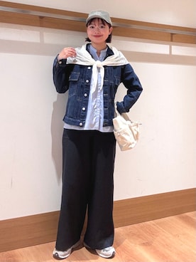 「SHIPS Colors（シップス カラーズ）のアイテム」を使った、こずえさん（レディース・160cm）の春コーディネート