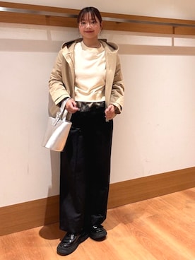 「SHIPS Colors（シップス カラーズ）のアイテム」を使った、こずえさん（レディース・160cm）の春コーディネート