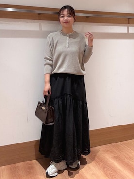 「SHIPS Colors（シップス カラーズ）のアイテム」を使った、こずえさん（レディース・160cm）の春コーディネート