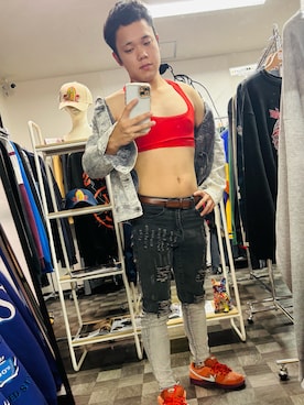 「アイテム（タンクトップ）」を使った、m3i8w3a9さん（メンズ・168cm・20代）の秋コーディネート